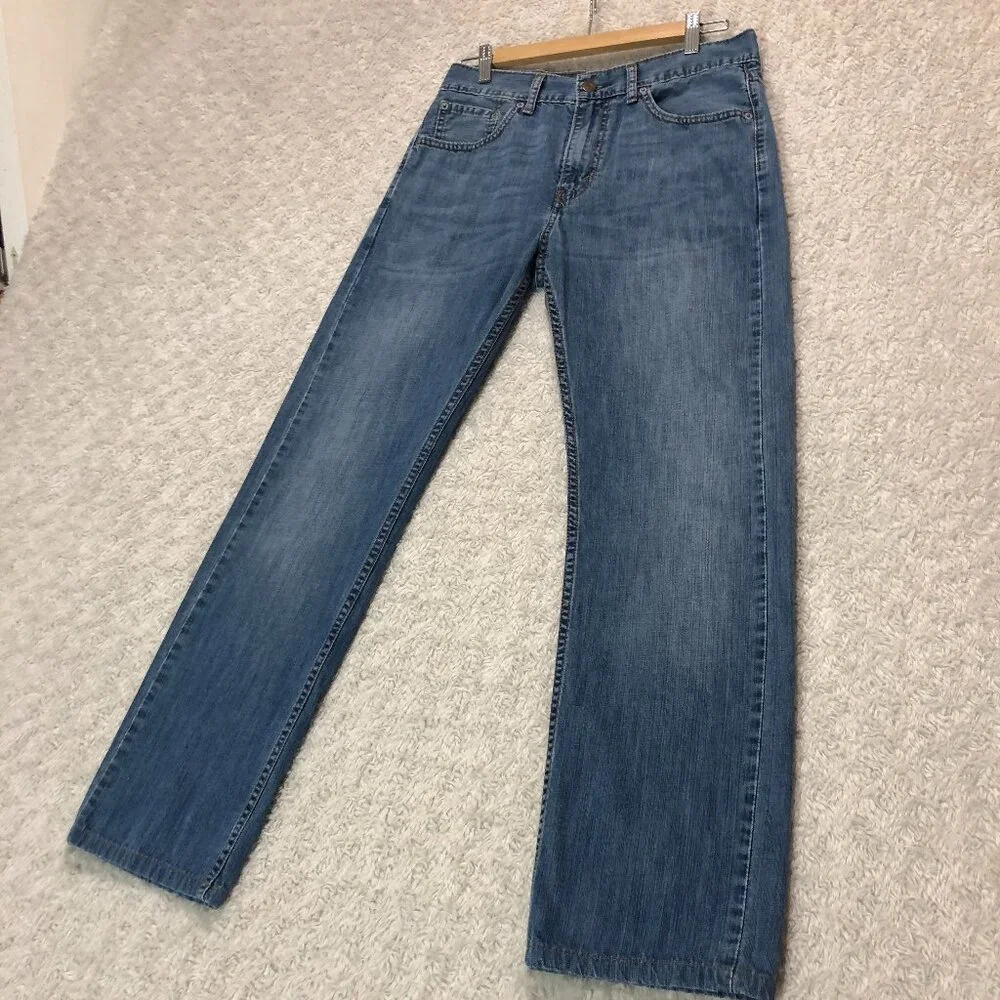 Levi's 505 Regular Fit Straight Leg Jean W\Stretch Men's Size 30W 32L
